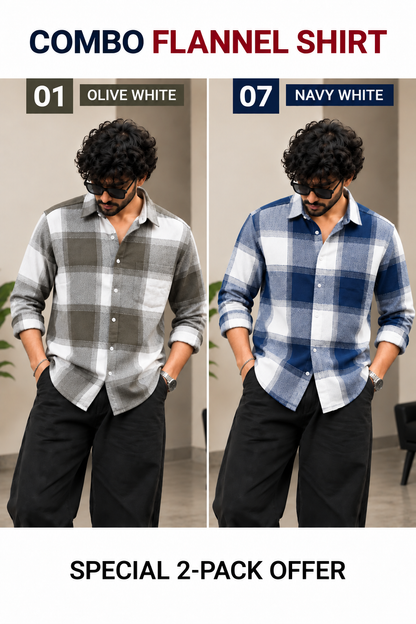 Flannel Shirt combo v5