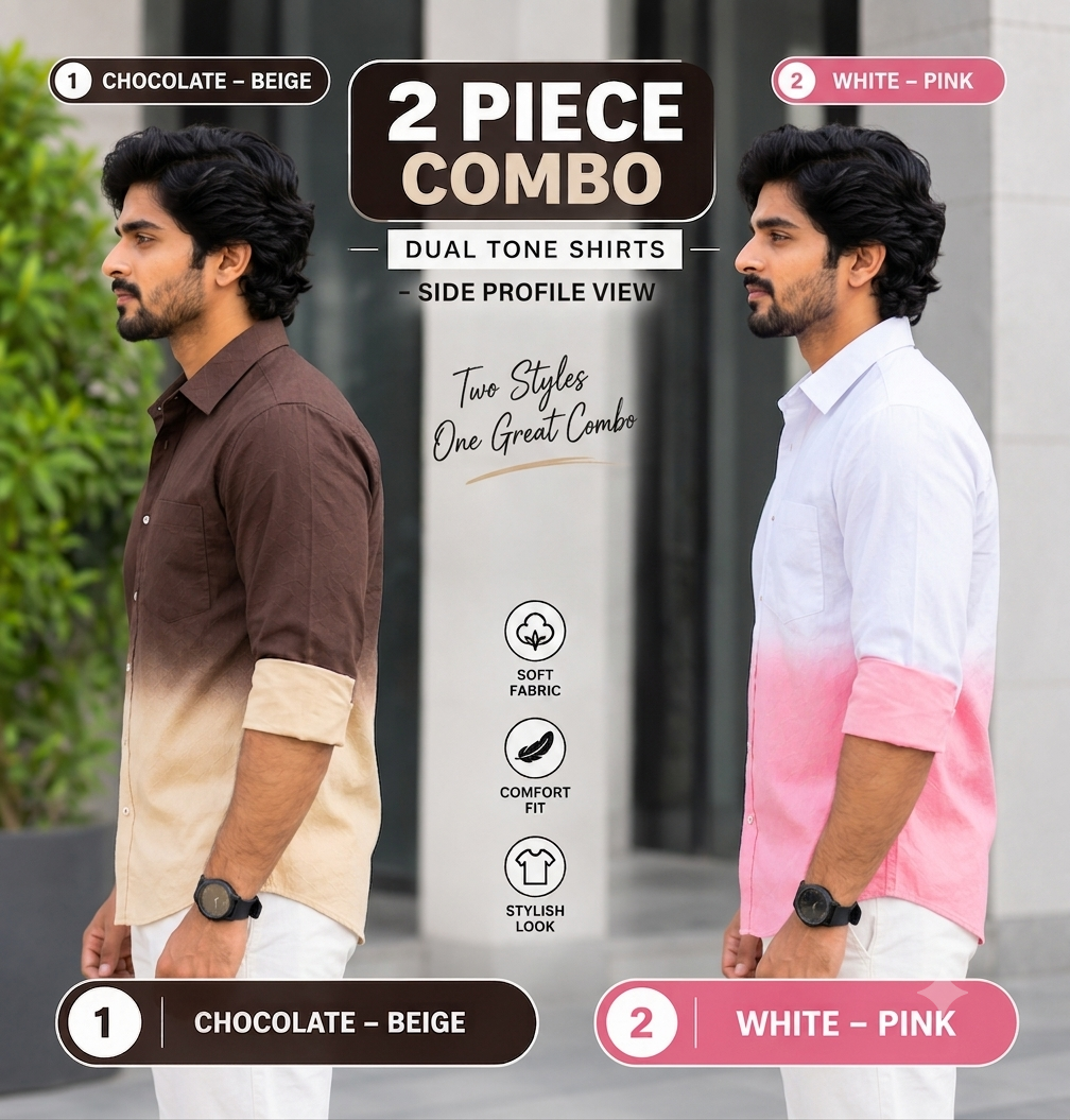 Dual Tone Shirt Combo 1