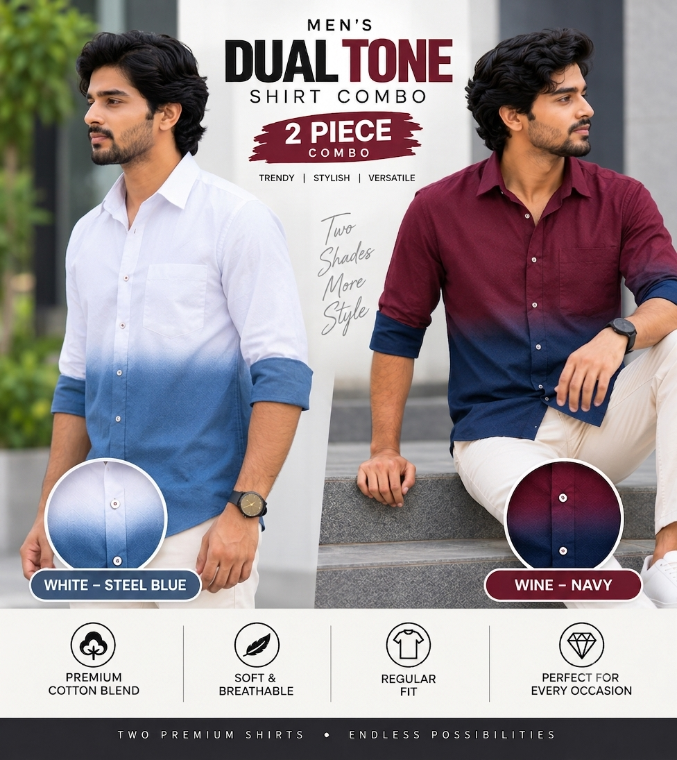 Dual Tone Shirt Combo 3