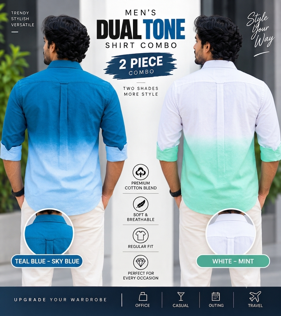 Dual Tone Shirt Combo 4