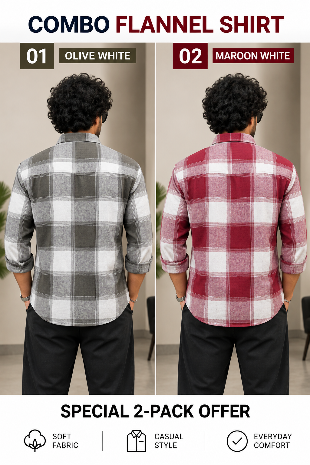 Flannel Shirt combo v1